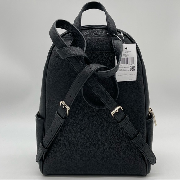 Kate Spade Leila Medium Dome Backpack Leather Black - Picture 4 of 12